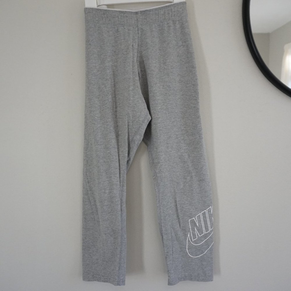 Crop Grey Leggings Nike Large